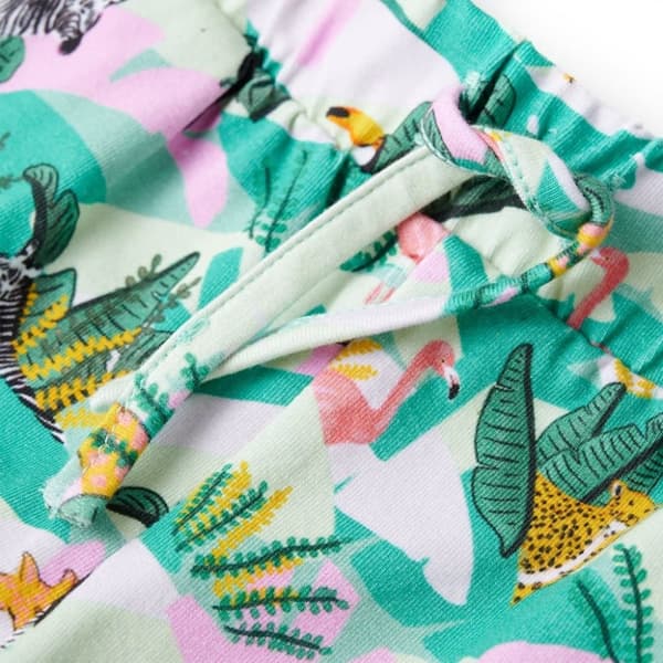 vidaXL Barneshorts med snor lysemynte 128