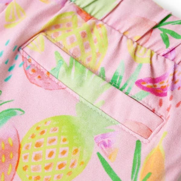 vidaXL Barneshorts med snor myk rosa 92