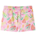 Miniatyrbilde 2 av 8: vidaXL Barneshorts med snor myk rosa 92