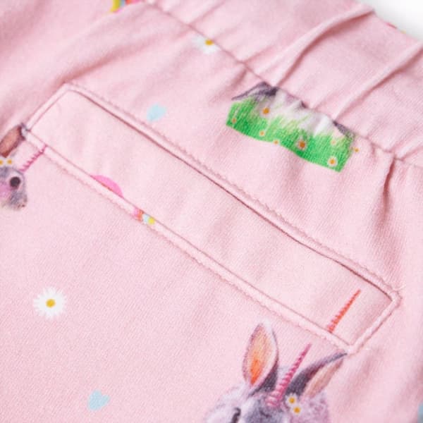 vidaXL Barneshorts med snor lyserosa 140