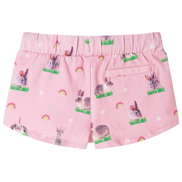 vidaXL Barneshorts med snor lyserosa 140