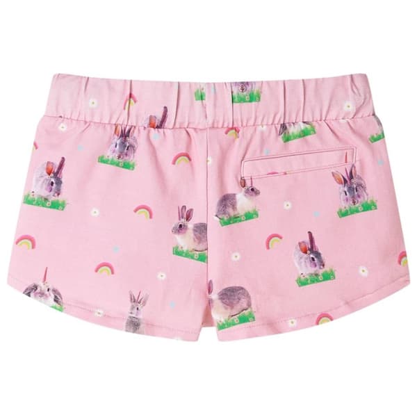 vidaXL Barneshorts med snor lyserosa 128