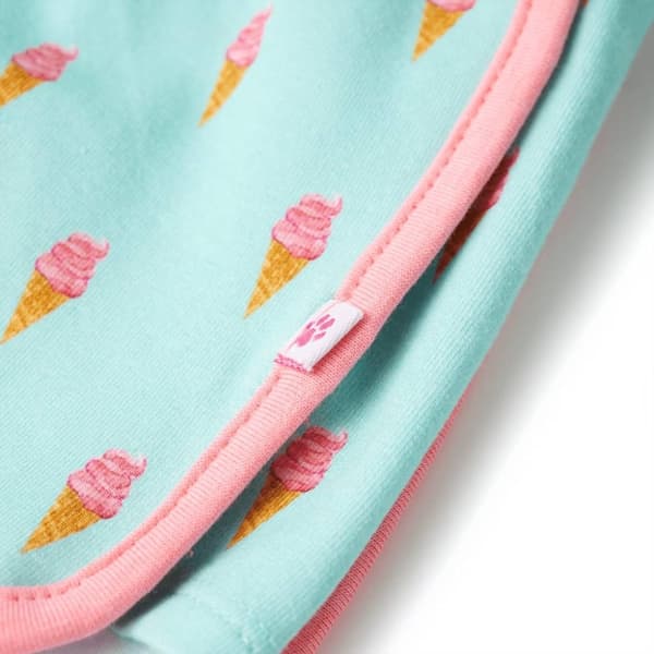 vidaXL Shorts för barn med snöre ljus mint 140