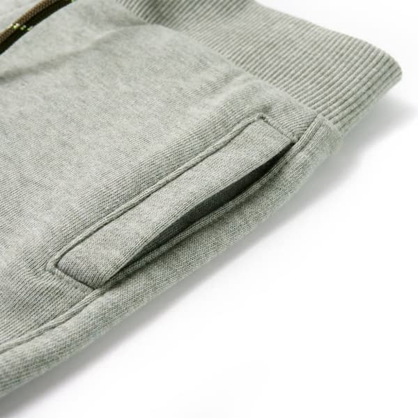 vidaXL Barneshorts med snor lysekaki melert 104