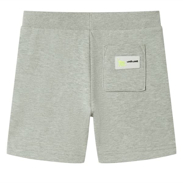 vidaXL Barneshorts med snor lysekaki melert 104