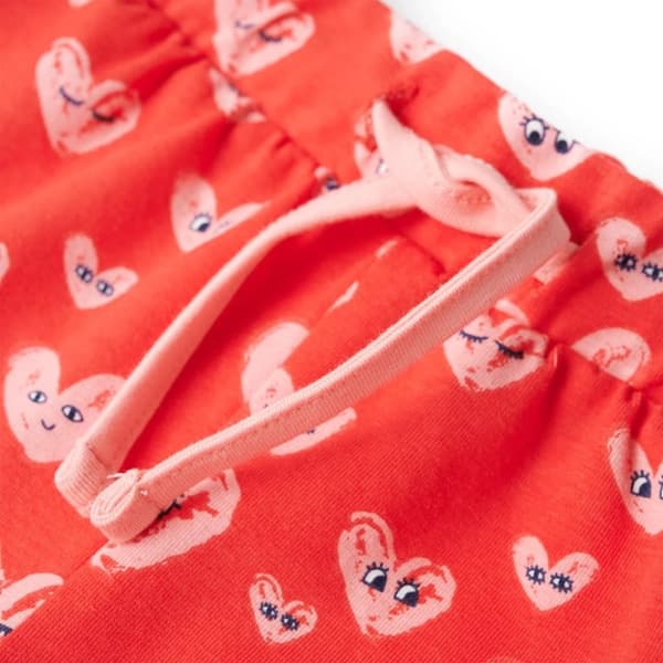 vidaXL Barneshorts med snor rød 116