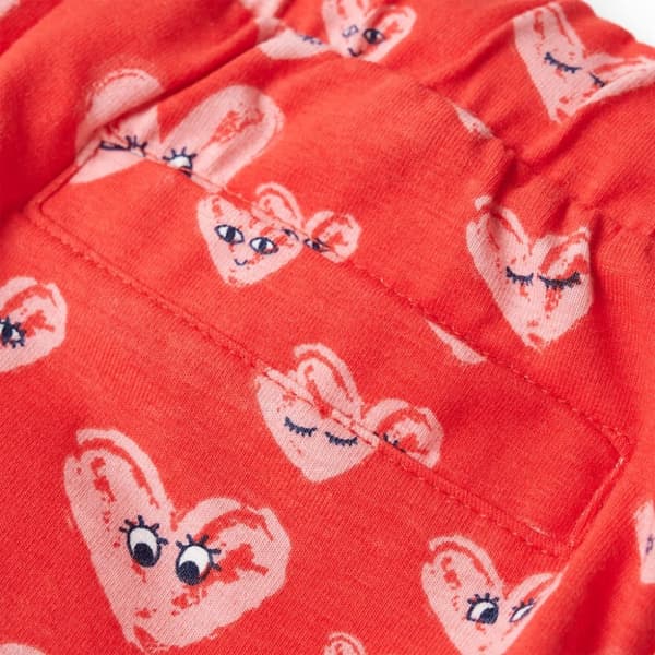 vidaXL Barneshorts med snor rød 140
