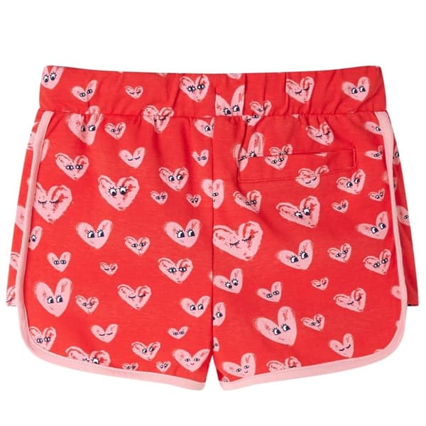 vidaXL Barneshorts med snor rød 140