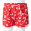 Miniatyrbilde 9 av 9: vidaXL Barneshorts med snor rød 104