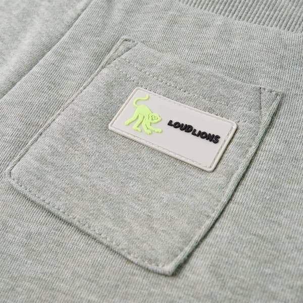 vidaXL Barneshorts med snor lysekaki melert 116