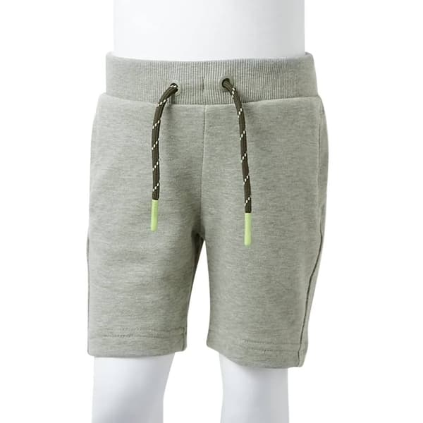 vidaXL Shorts til børn str. 128 med snøre lys kakimeleret