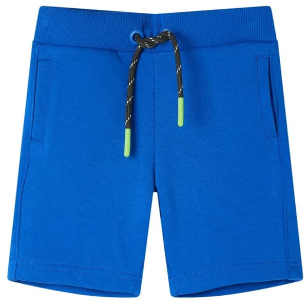 vidaXL Shorts til børn str. 104 med snøre blå