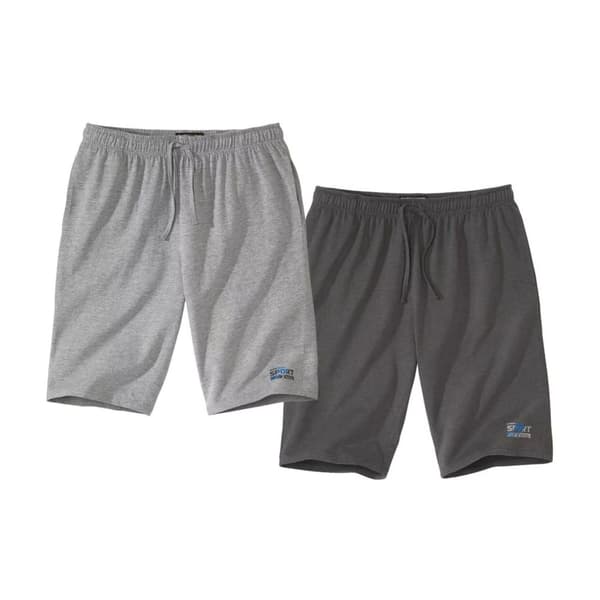 Atlas For Men Mens Mottled Casual Shorts (Pack of 2)