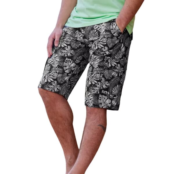 Atlas For Men Mens Palm Print Cargo Shorts