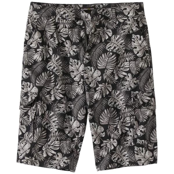 Atlas For Men Mens Palm Print Cargo Shorts