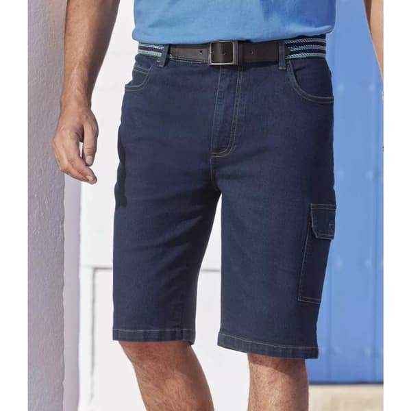 Atlas For Men Cargo Shorts i denim til mænd