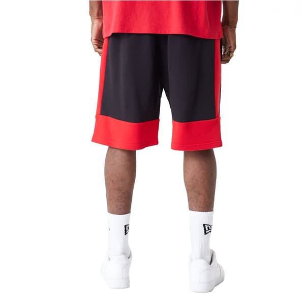 New Era NBA Colour Block Short Bulls 60416373, Man, Shorts, Röd