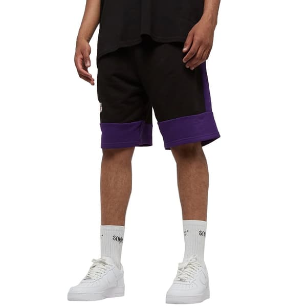 New Era NBA Colour Block Short Lakers 60416375, Mand, Shorts, Sort