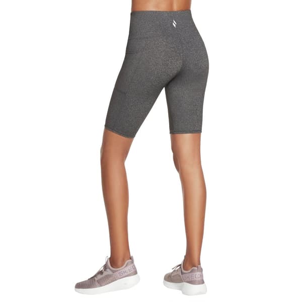 Skechers Go Walk High Waisted Bike Short W3SH53-GYS, Kvinna, Shorts, Grå