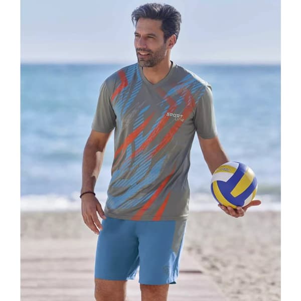 Atlas For Men Shorts med elastisk talje i mikrofibre til mænd