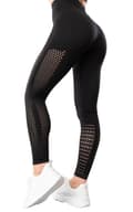 Miniatyrbild 4 av 6: Svarta Seamless Tights Leggings Mesh