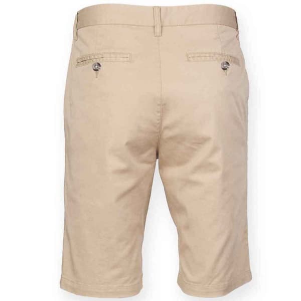 Front Row Mens Chino Stretch Shorts