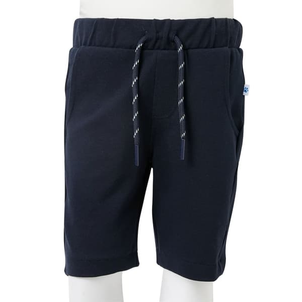 vidaXL Barneshorts med snor marineblå 140