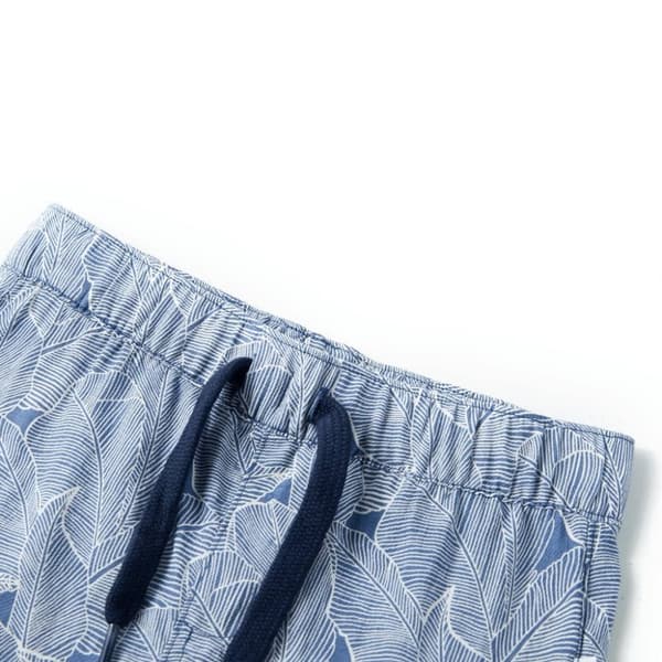 vidaXL Barneshorts med snor mørkeblå 104