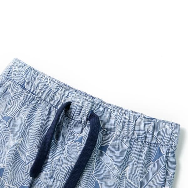 vidaXL Barneshorts med snor mørkeblå 116