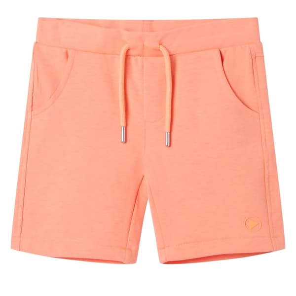 vidaXL Barnshorts med snöre neon orange 104