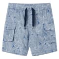 Miniatyrbilde 1 av 8: vidaXL Barneshorts med snor mørkeblå 128