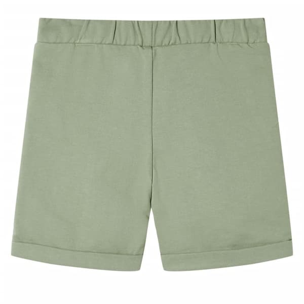 vidaXL Barneshorts med snor lysekaki 104