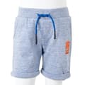 Miniatyrbilde 8 av 8: vidaXL Barneshorts med snor blå melert 116