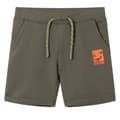 Miniatyrbild 1 av 8: vidaXL Barnshorts med snöre mörk khaki 128