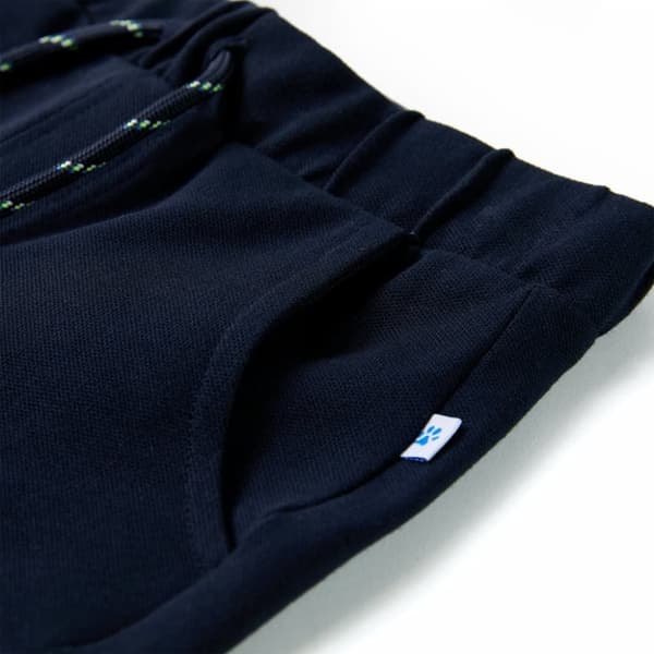 vidaXL Barneshorts med snor marineblå 116