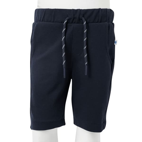 vidaXL Barneshorts med snor marineblå 116