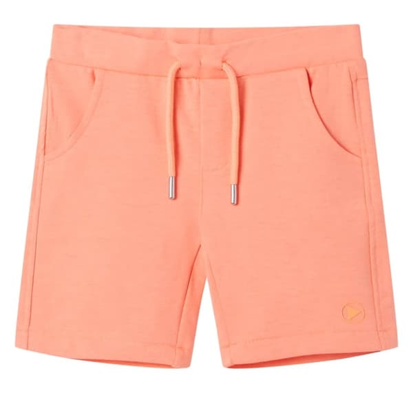 vidaXL Barnshorts med snöre neon orange 92