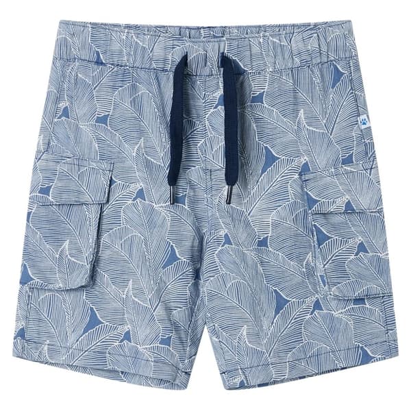 vidaXL Barneshorts med snor mørkeblå 92