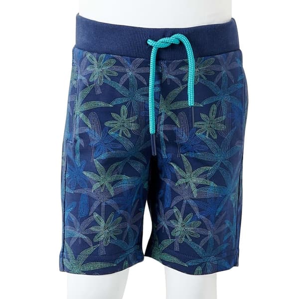 vidaXL Barneshorts med snor marineblå 92