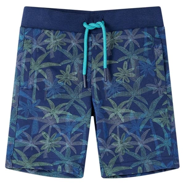 vidaXL Barneshorts med snor marineblå 92