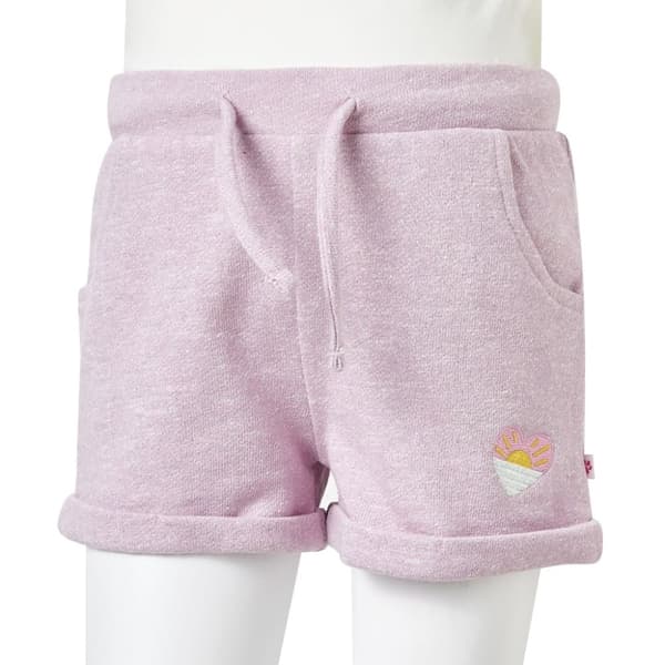 vidaXL Shorts til børn str. 104 med snor lilla