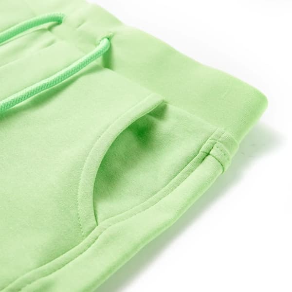 vidaXL Barneshorts fluogrønn 140