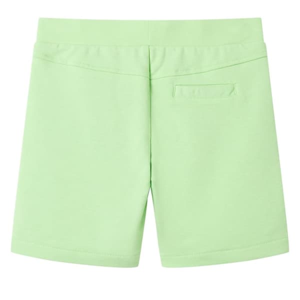 vidaXL Barneshorts fluogrønn 140
