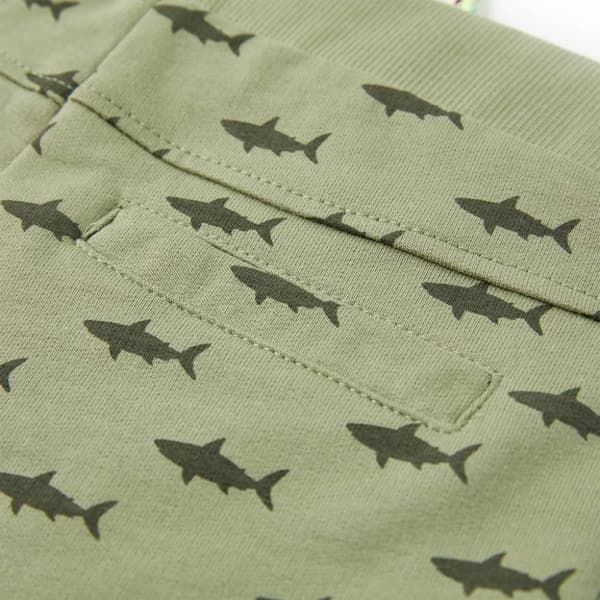 vidaXL Barnshorts med snöre blandad ljus khaki 128