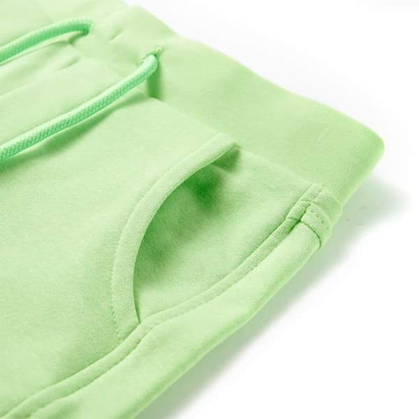 vidaXL Barneshorts fluogrønn 116
