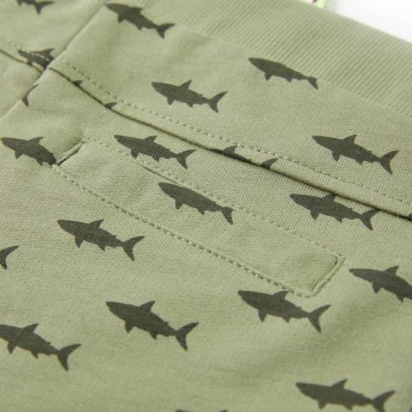 vidaXL Barnshorts med snöre blandad ljus khaki 104
