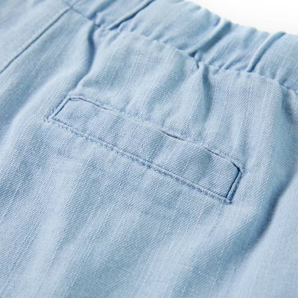 vidaXL Barneshorts myk denimblå 116