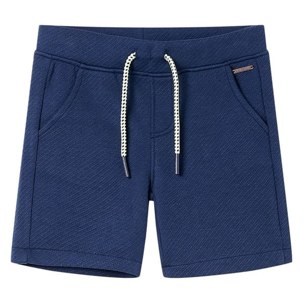vidaXL Barnshorts med snöre mörkblå 104