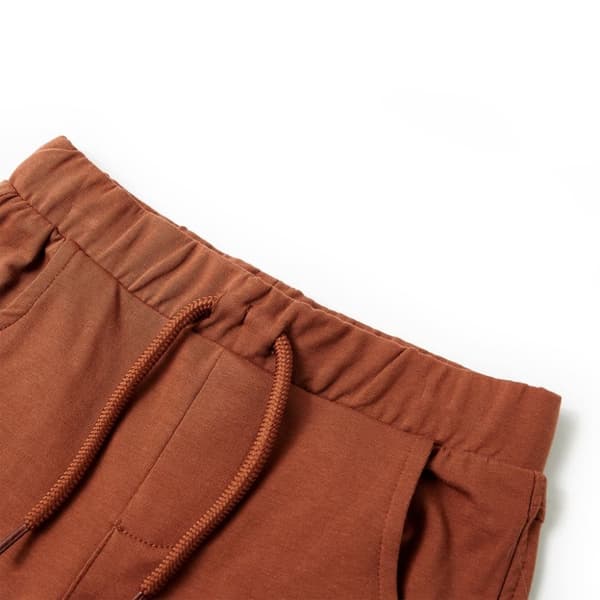vidaXL Barneshorts med snor brun 104
