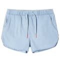 Miniatyrbilde 1 av 8: vidaXL Barneshorts myk denimblå 92